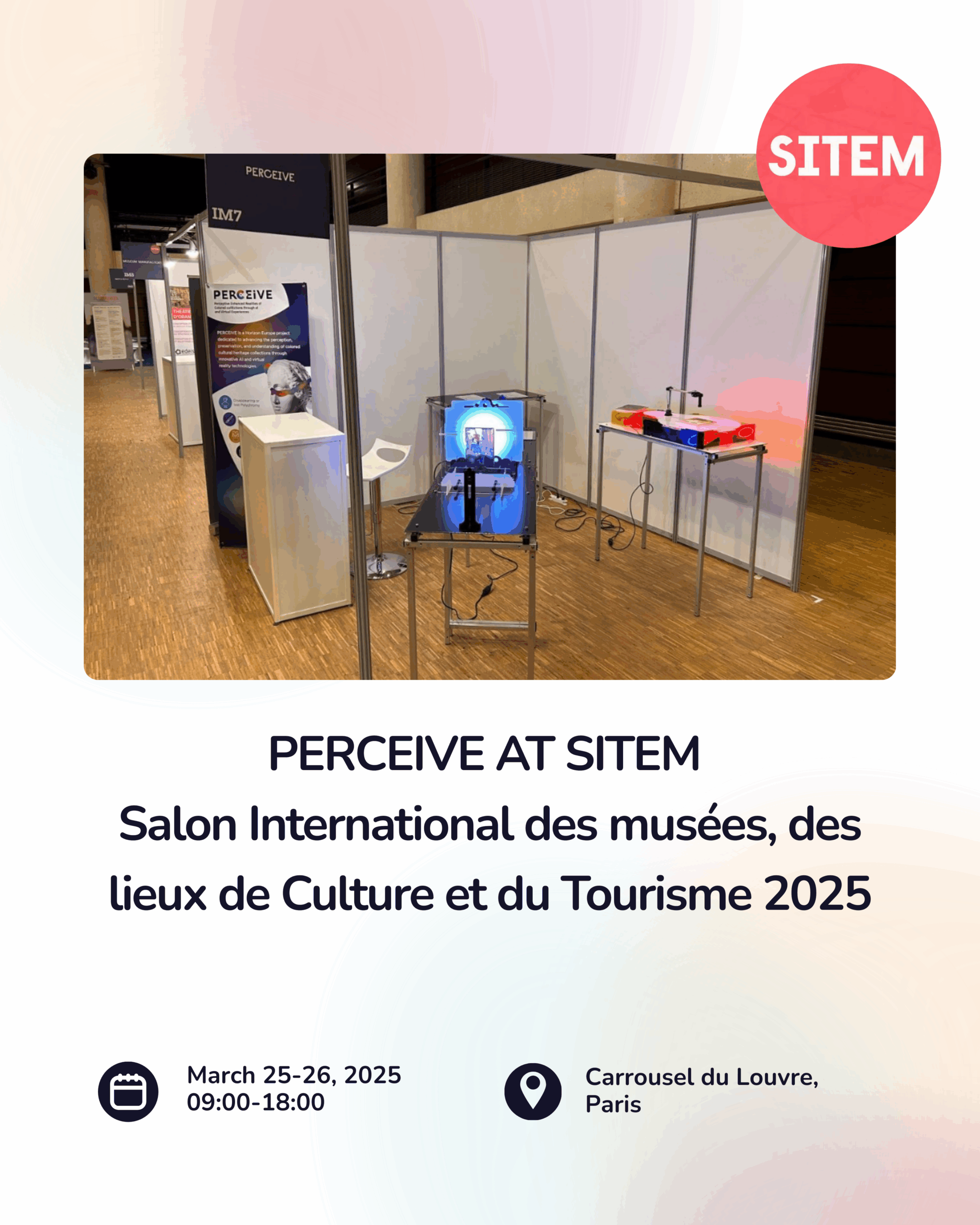 Press Communicate: MuseIT & PERCEIVE: Two Innovative European Projects at SITEM!