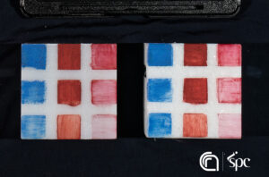Paint replicas on mockups