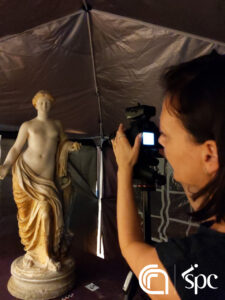 Technical Photography on Lovatelli Venus, © ISPC-CNR, courtesy of MANN