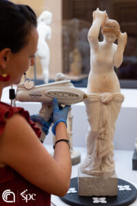 X-Ray fluorescence acquisition (XRF) on Anadyomene Venus, © ISPC-CNR, courtesy of MANN