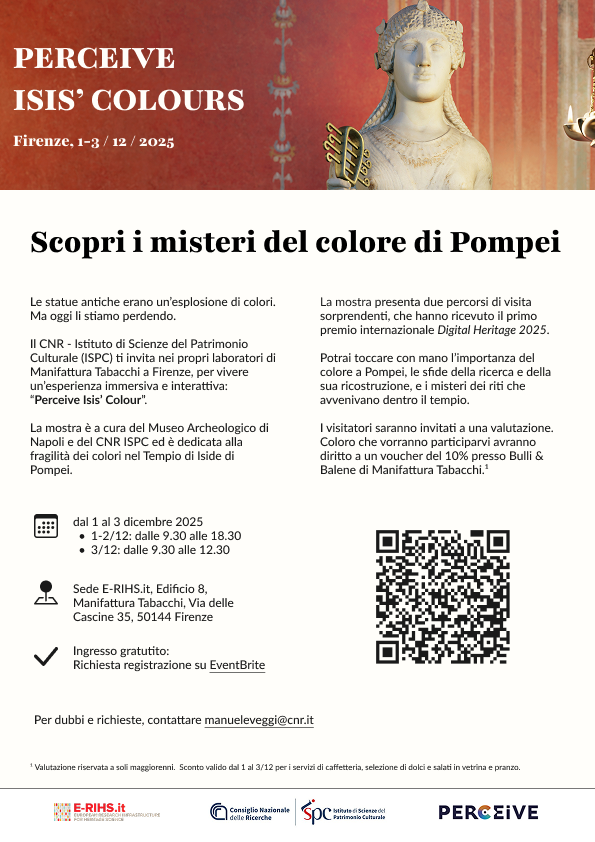 Discover the Mysteries of Pompeii’s Colours — Join Us at “Perceive Isis’ Colours”!